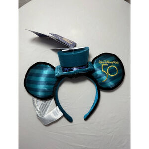 Disney Mickey Mouse The Main Attraction Ears Haunted Mansion NWT